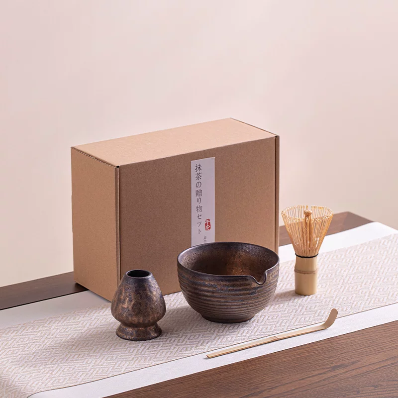 Japanese Matcha Tea SetCeramic Tea BowlBamboo Tea BrushEgg BeatersTea Ceremony AccessoriesMatcha Tea Set