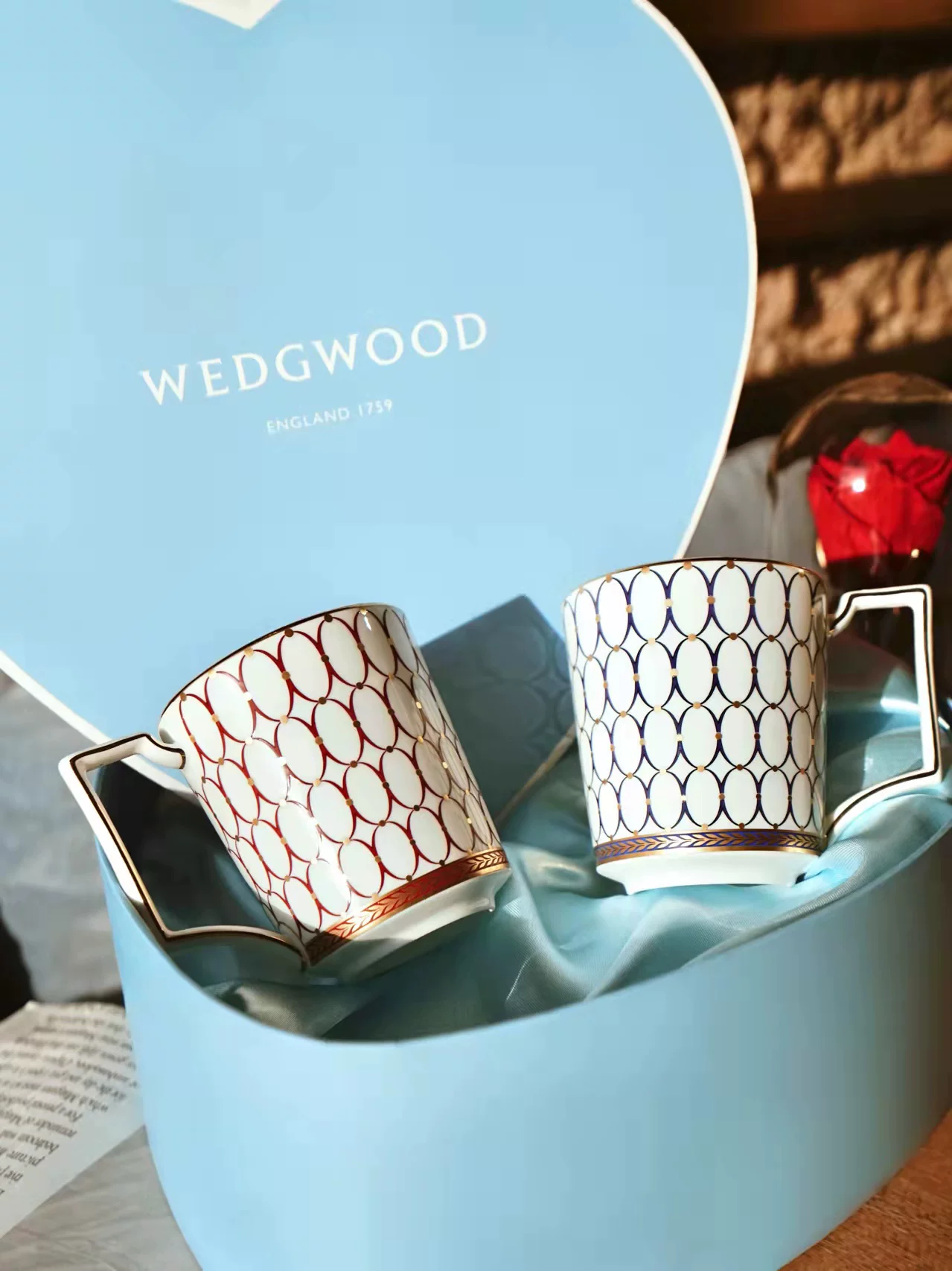 Chinese New Year Gift】Spot Wedgwood Wedgwood Gold Pink Years Bone China Mark Gift Mugs - 图片 4